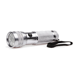 SD14 Фонарь ЭРА 14xLED, алюминий, 3хААА, блистер (24/144/1728)