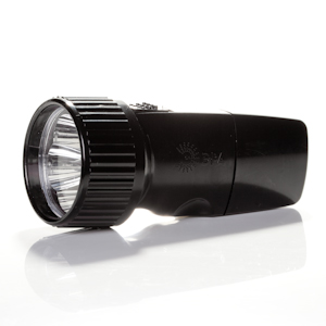 SDA30M Фонарь ЭРА черный, 5хLED, акку, прямая подзарядка (40/80/1920)