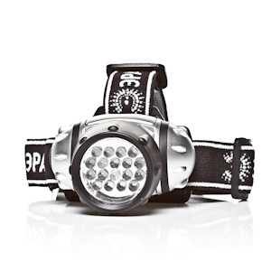 G18 Фонарь ЭРА Налобный, 18xLED, 3хААА, блистер (25/100/800)