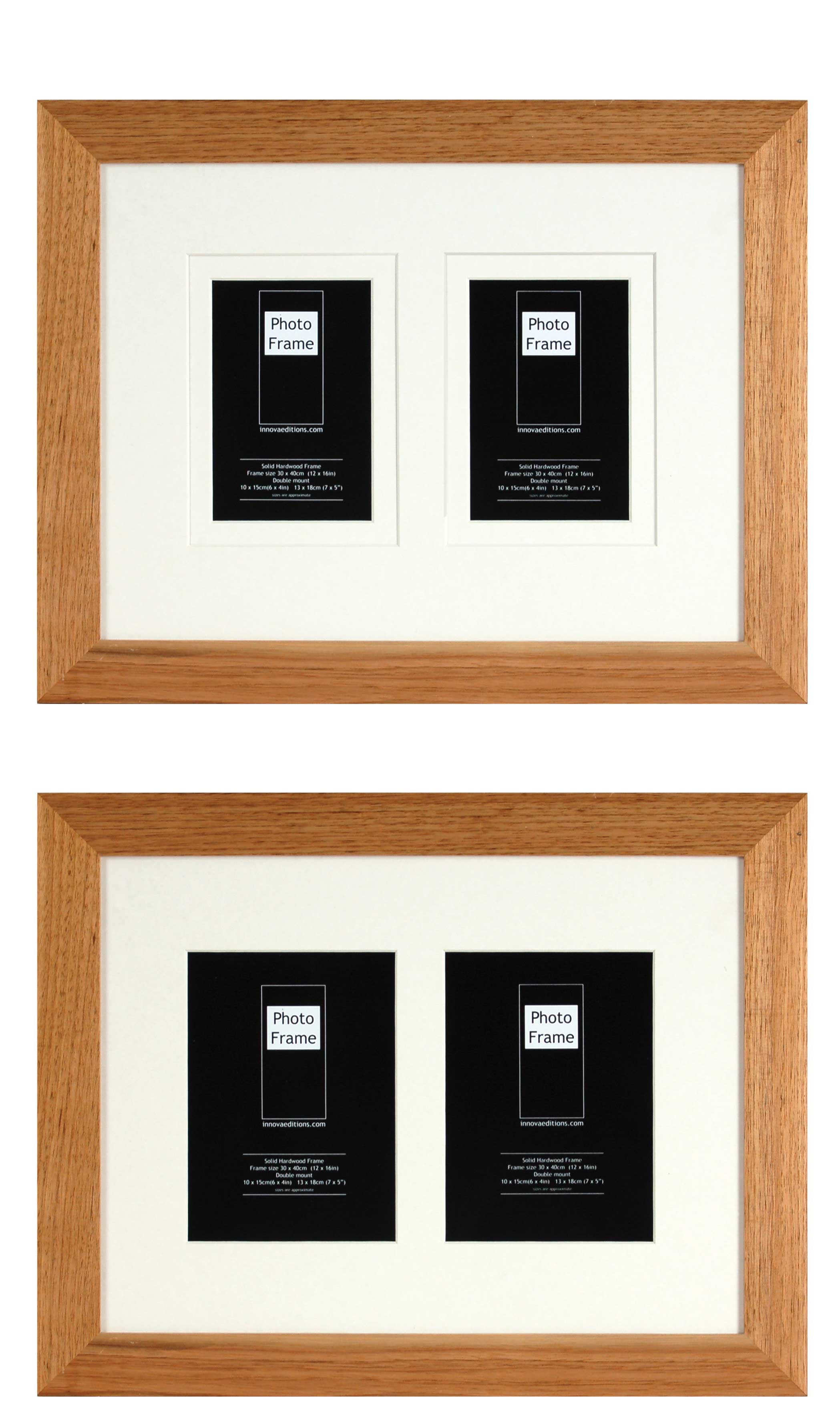 PI1652 Ф/рамка 30*40 с паспарту 2 фото 10*15 или 13*18 Ascona