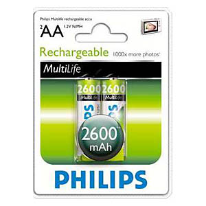 Philips HR6-2BL 2600 mAh [R6B2A260/10] (2/24/6720)
