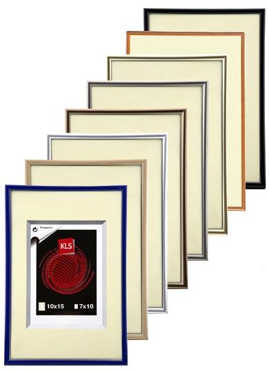 Фоторамка пластиковая KLS 10x15 (8 цветов)