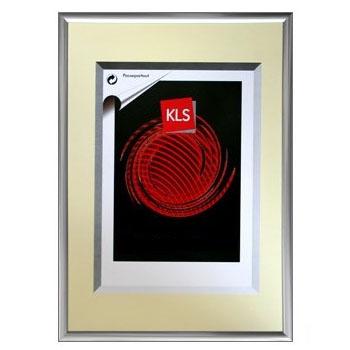 60*80 Ф/рамка KLS, ''серебро'' (6739.8)