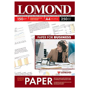 0102133 Lomond Бумага IJ А4 (глянц) 150г/м2 (250л) (5) (5)