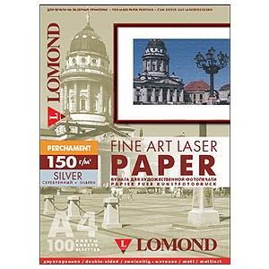 0914045 Lomond АРТ бумага для лаз.печати 150 г/м2, серебряная А4 100л (11)