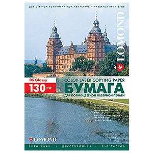 0310131 Lomond бумага глян. цв. лаз. A3, 130г/250л. 2-х сторон. (5)
