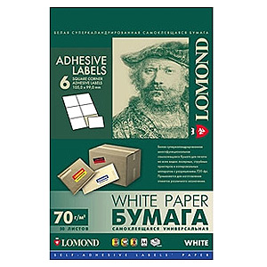 2100035 Lomond наклейка A4/50/6 (27/1485)