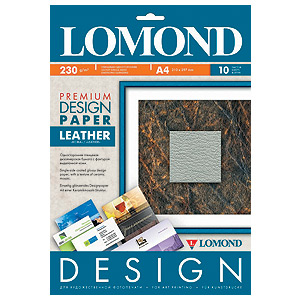 0917023 Lomond Бумага (матовая) с тиснением Кожа/Leather Matt, A2, 230 г/м2, 25 л