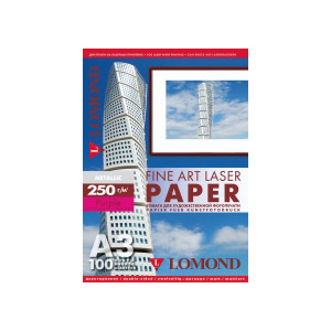 0343435 Lomond АРТ бумага для лаз.печати 250 г/м2. Металлик - пурпур. (Metallic - purple) А3 (100л.)