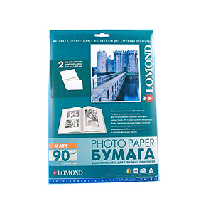 2210223 Lomond наклейка фА4 2-дел.(210,0мм х 148,5мм), Матовая,90 г/м2 (14)