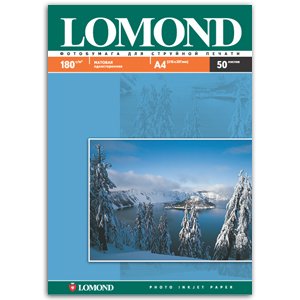 0102014 Lomond Бумага IJ А4 (мат) 180г/м2 (50 л) (19)