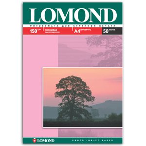 0102018 Lomond Бумага IJ А4 (глян.) 150г/м2 (50 л) (22)