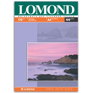 0102006 Lomond Бумага А4 (мат) 170г/м2 (100 л) 2-х сторонняя (11/605)