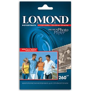 1103102 Lomond Бумага Premium А6 (суперглянц) 260г/м2 (20л) (120)