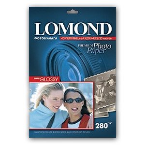 1104102 Lomond Бумага Premium А3 (супергл.) 280г/м2 (20л) (20)