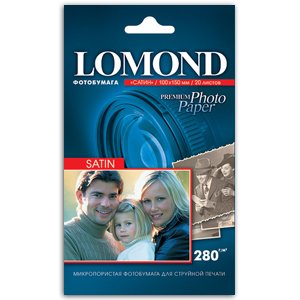 1104202 Lomond Бумага Premium А6 (сатин) 280г/м2 (20л) (1/120/4320)