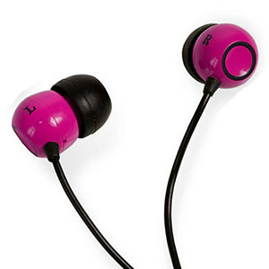 Pioneer SE-CLO7-P, вкладыши канальные,розовые (10/100)