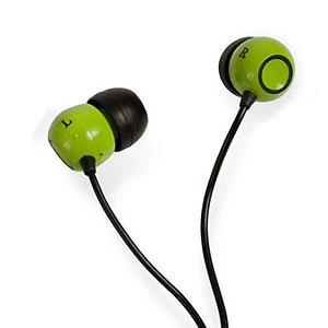 Pioneer SE-CLO7-N, вкладыши канальные,зеленые (10/100)