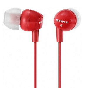 Sony MDR-EX10LP(красные), вкладыши канальные (6)