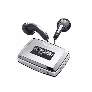 INTENSO MUSIC WAVER,4Gb,радио,серебро (6/24/864)
