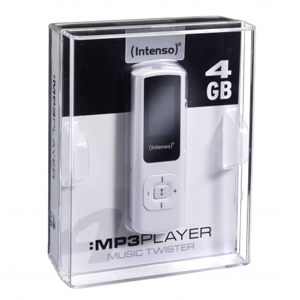 INTENSO MUSIC TWISTER,4Gb,белый (6/24)