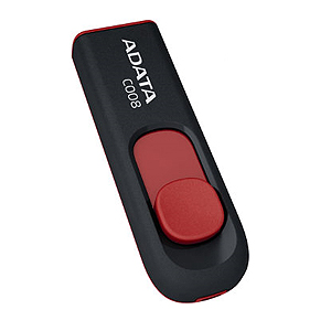 Флэш-диск A-Data 16 Gb С008 BlackRed (10)