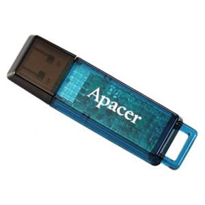 Флэш-диск Apacer 02 Gb AH324 Blue (10)