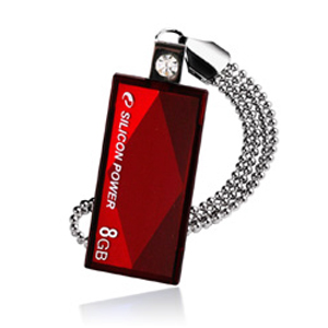 Флэш-диск Silicon Power 08 Gb Touch 810 Red (10)