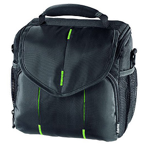 103676 Hama Сумка Canberra 130 чер/зел 19.6x10.5x19.6 (12/96)