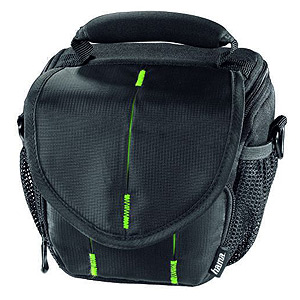 103682 Hama Сумка Canberra 100COLT чер/зел 12x9,5x13.5 (16/192)