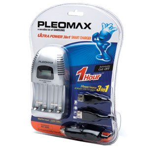 Samsung Pleomax 1012 Ultra Power 1 час 3 in 1 LCD + 2*2700 mAh+USB+CAR ADAPTER (5)