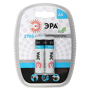 ЭРА HR6-2BL 2700mAh (20/240/6000)