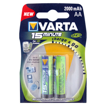 AA 5703 2000 Ni-Mh bl2 15min