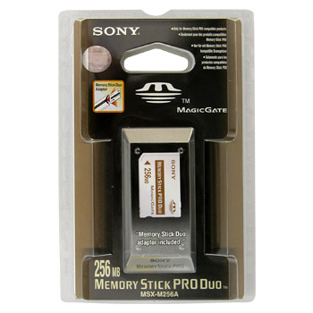 Memory Stick Pro Duo 256 Mb