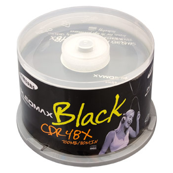 CD-R 80 min 700 mb 48x Pleomax Cake Box Black 50