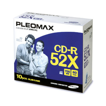 CD-R 80 min 700 mb 52x Pleomax Slim