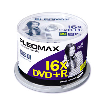 DVD + R 4.7 Gb, 16x, Pleomax Cake 50
