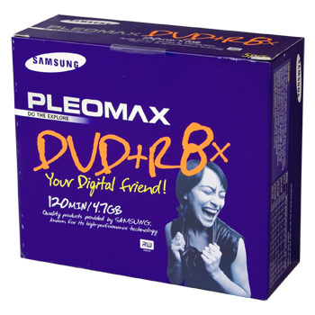 DVD + R 4.7 Gb, 8x, Pleomax Jewel