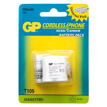 T105 (30AAK3TMU; 3.6V 300mAh) (10)