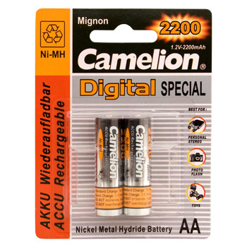 AA- 2200mAh Ni-Mh BL-2  (2/24/288)