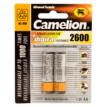 AA- 2600mAh Ni-Mh BL-2  (2/24/384)