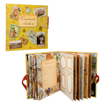 Фотоальбом-книга Семейный (открытки)