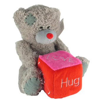 V24305/20 Медвежонок с кубиком, 1х48