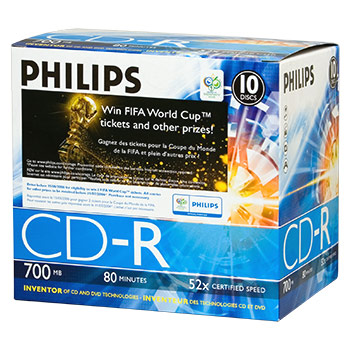 CD-R 80 52x Jewel (10/100)