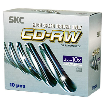 CD-RW 80 10x Slim (10/200)