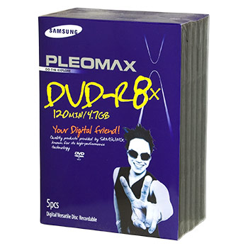 DVD - RW 4.7 Gb, 4x, Pleomax .Video Box (5)(30)