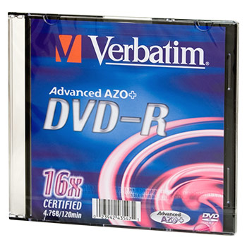 DVD - R 4.7 Gb 16x Slim