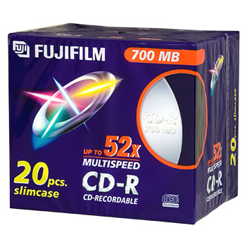 CD-R 80 52x Slim Case (20)