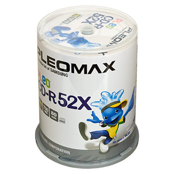 CD-R 80 min 700 mb 52x Pleomax Cake (100)
