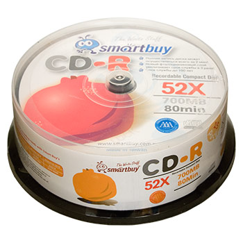 CD-R 80 52x Cake (25)